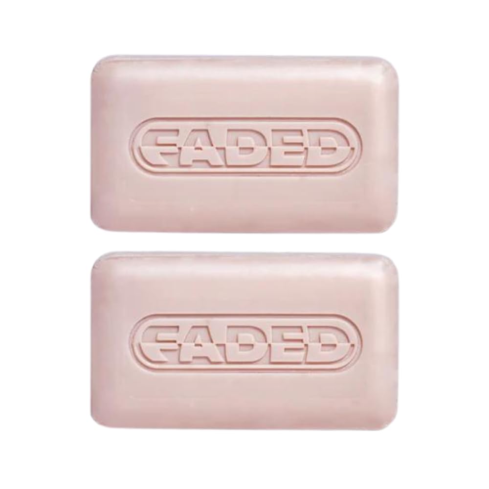 Faded, Cleansing Bar for Face & Body, Moisturizes, 2 Pack