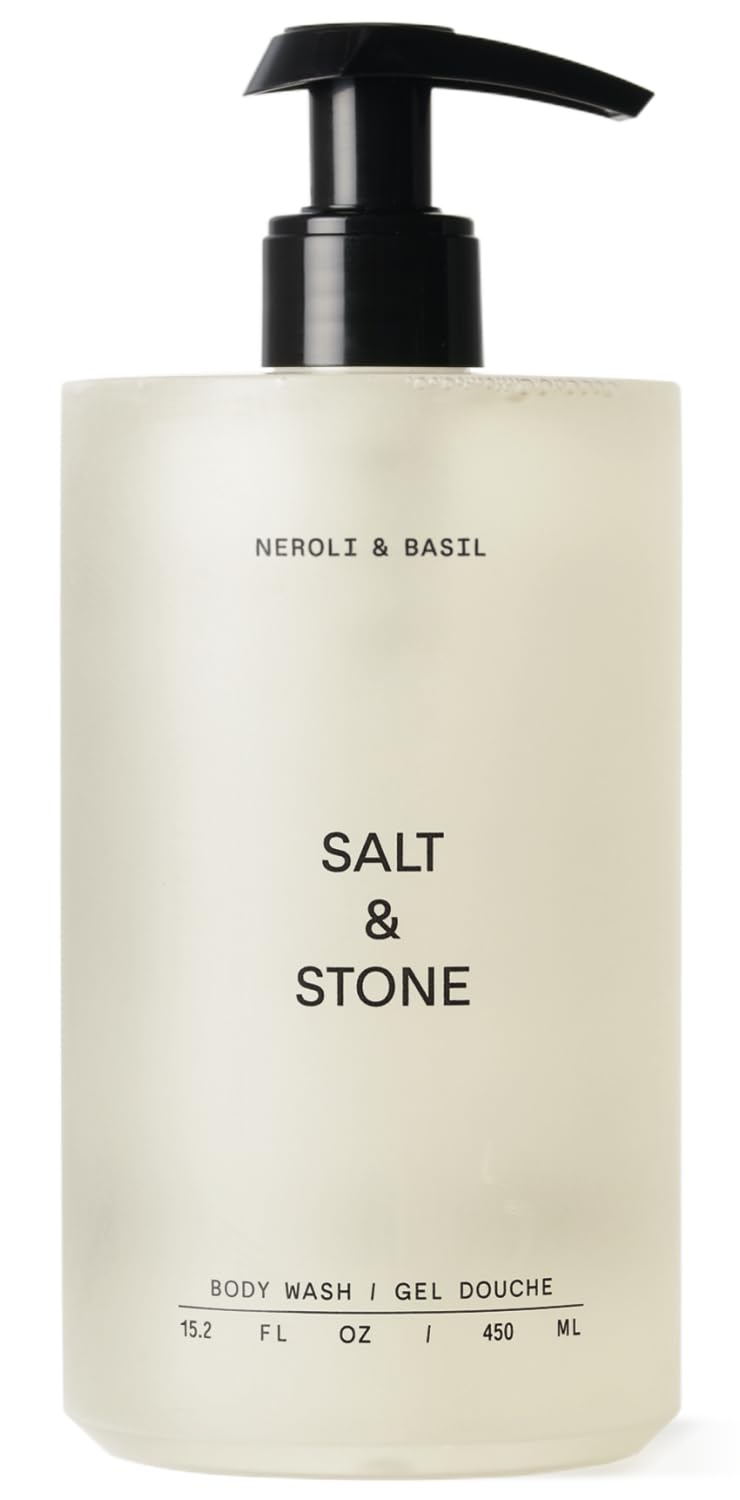 Salt & Stone Body Wash for Women & Men, Santal & Vetiver 15.2 fl oz