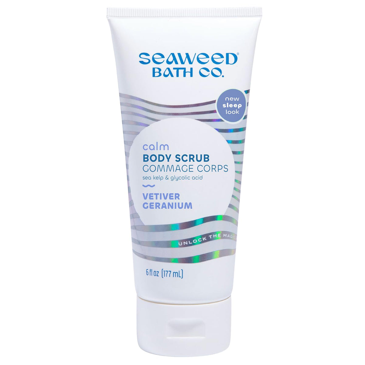 Seaweed Bath Co. Detox Body Scrub, Rosemary Mint, 6 oz