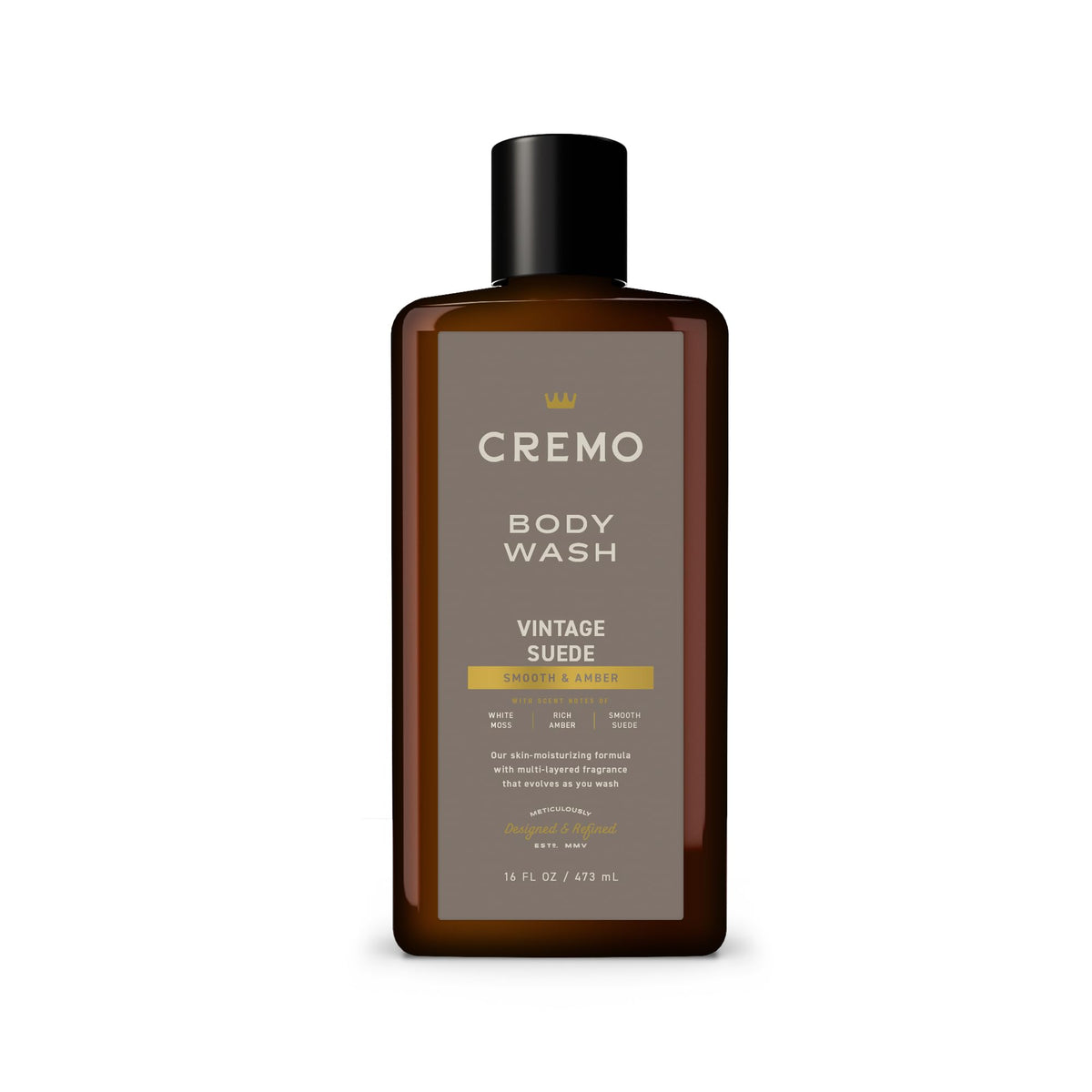 Cremo Body Wash for Men, Italian Bergamot, 16 Fl Oz