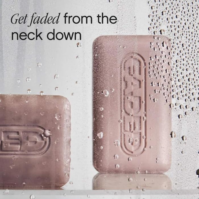 Faded, Cleansing Bar for Face & Body, Moisturizes, 2 Pack