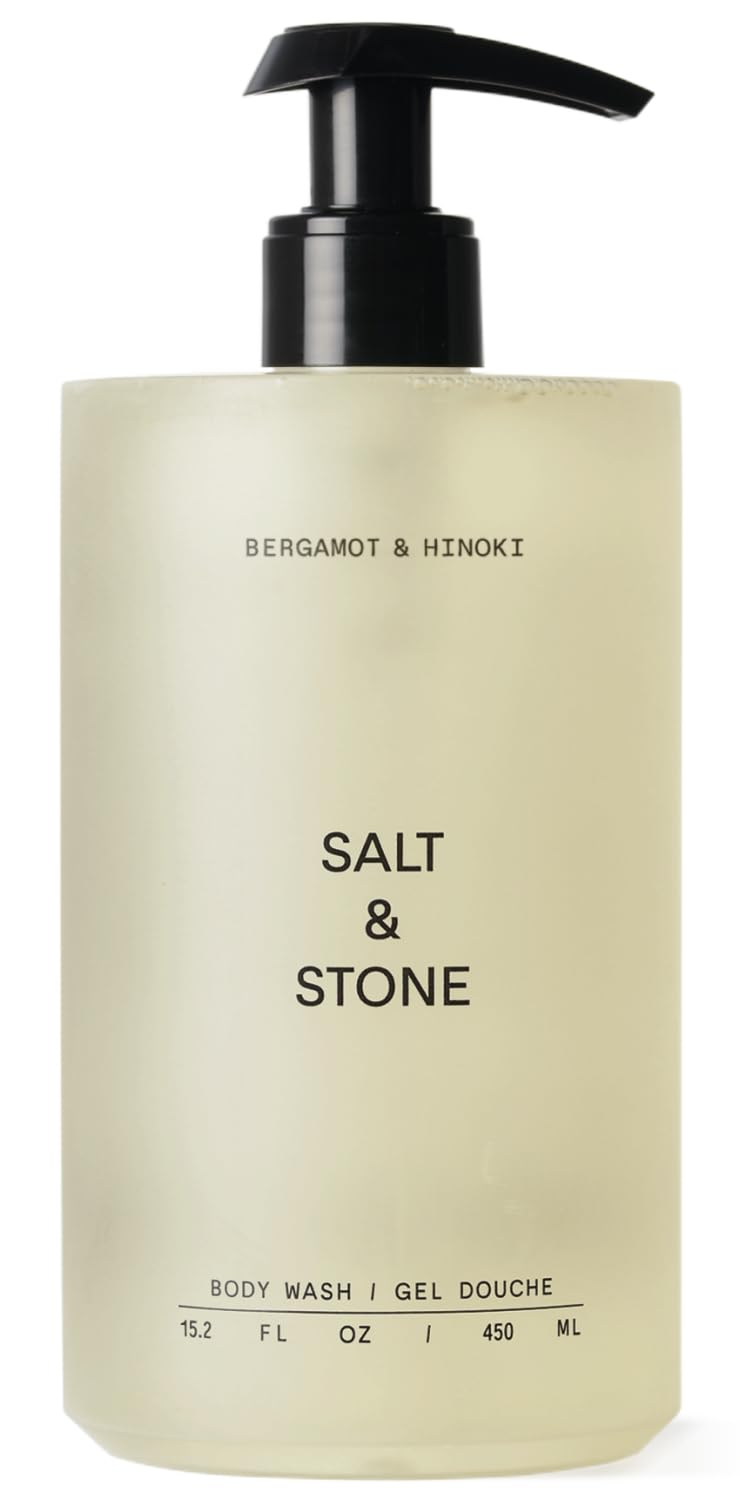 Salt & Stone Body Wash for Women & Men, Santal & Vetiver 15.2 fl oz