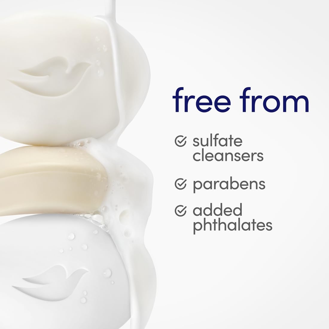 Dove Beauty Bar Soap Original 8 Count for Soft, Smooth Skin, with 1/4 Moisturizing Cream 3.75 oz