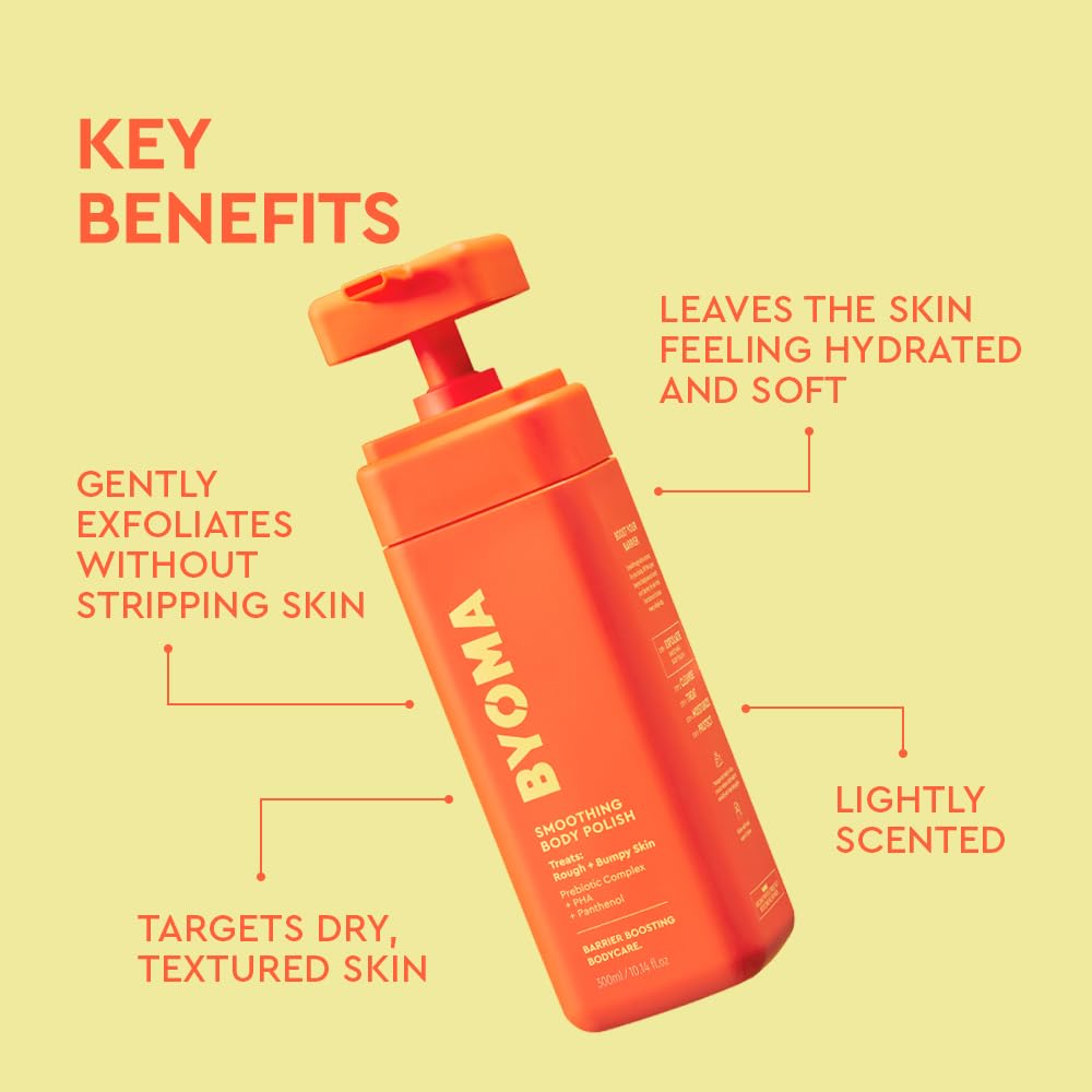BYOMA Smoothing Body Polish for Breakouts and Textured Skin (300ml)