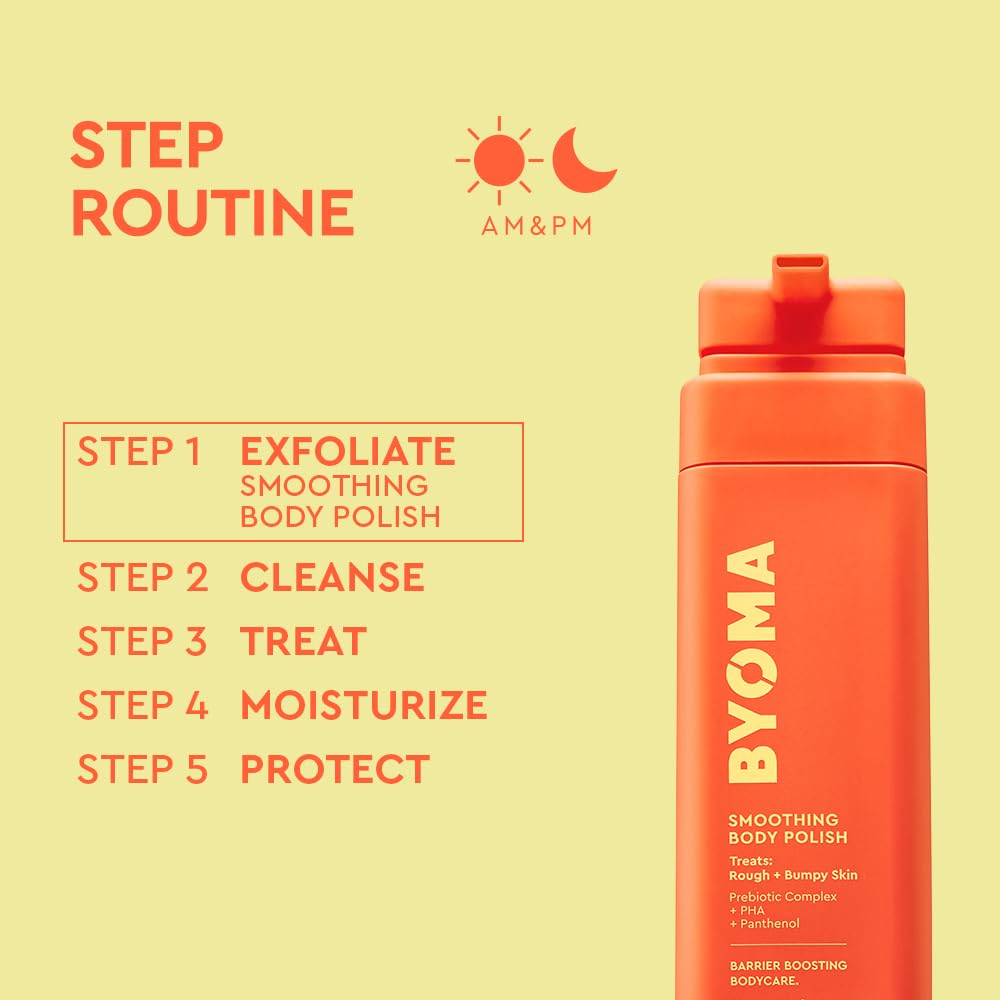 BYOMA Smoothing Body Polish for Breakouts and Textured Skin (300ml)