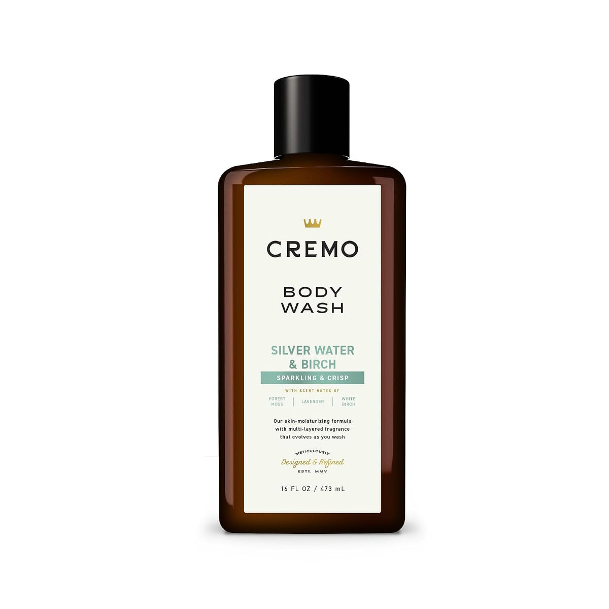 Cremo Body Wash for Men, Italian Bergamot, 16 Fl Oz