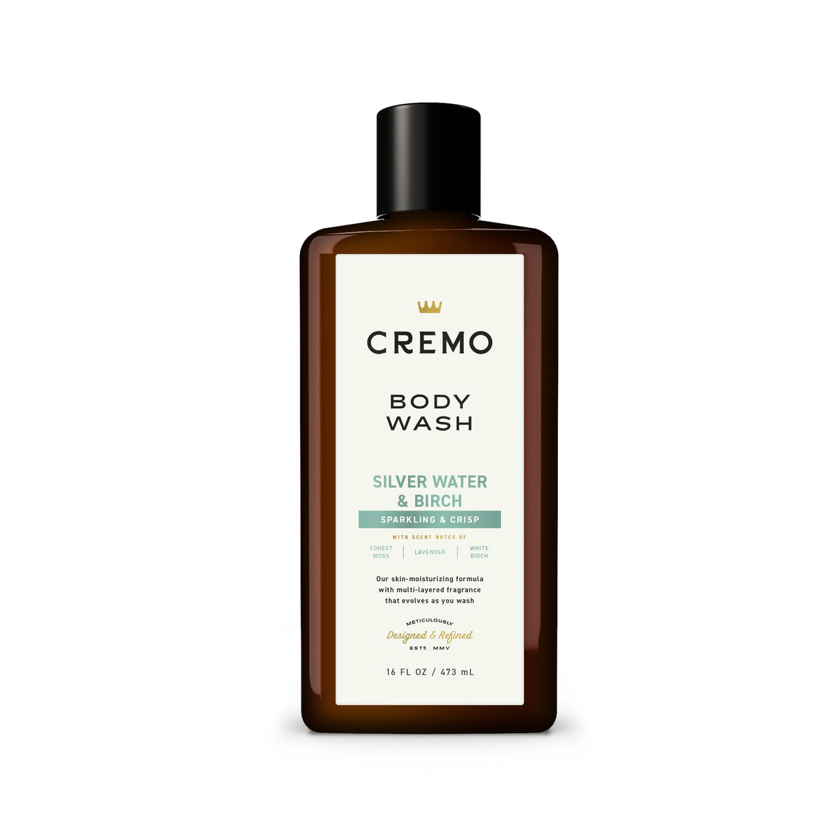 Cremo Body Wash for Men, Italian Bergamot, 16 Fl Oz