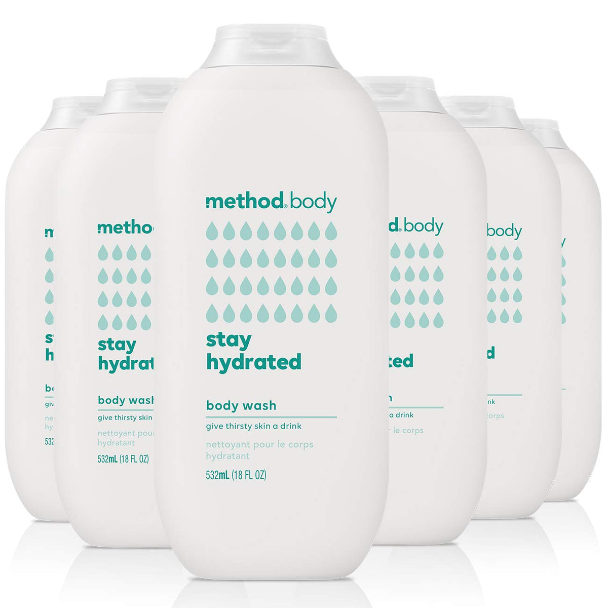 method Body Wash, Simply Nourish, 18 fl oz, 3 pack
