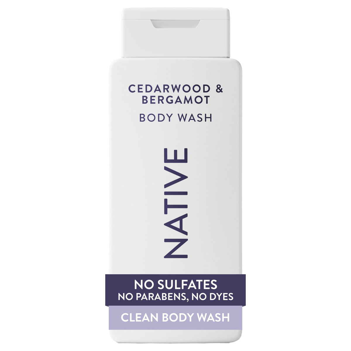 Native Clean Body Wash, Gentle & pH-balanced for Sensitive Skin, 24-Hr Freshness for Women & Men, Vegan & Cruelty-Free, Free of Sulfates, Parabens & Phthalates, Coconut & Vanilla, 18fl oz