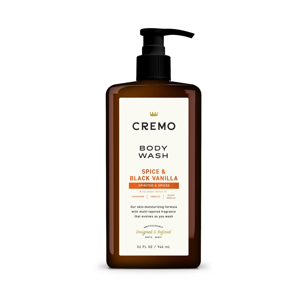 Cremo Body Wash for Men, Palo Santo, 32 Fl Oz