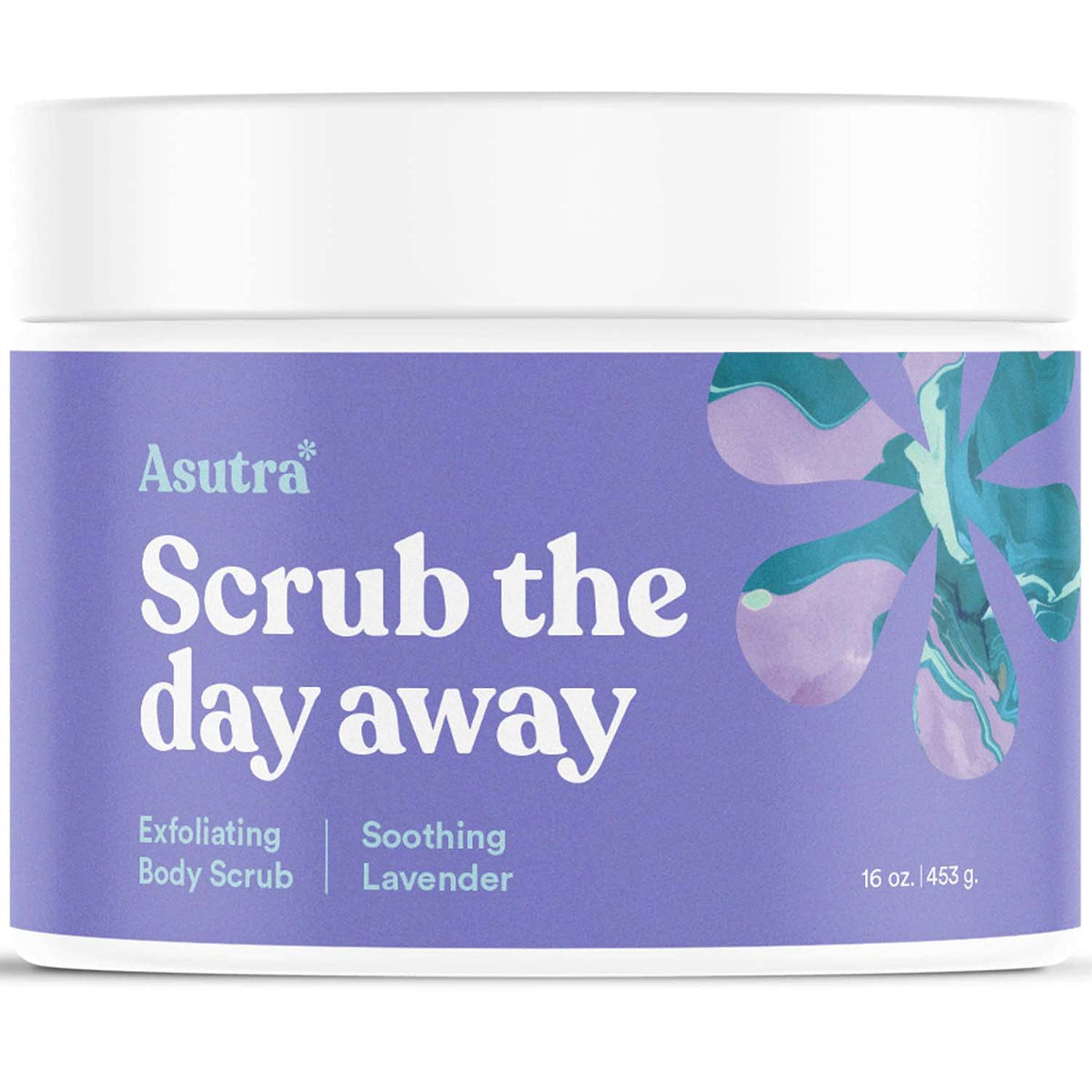 ASUTRA Dead Sea Salt Essential Oil Body Scrub (16 Ounce, Cooling Cucumber)