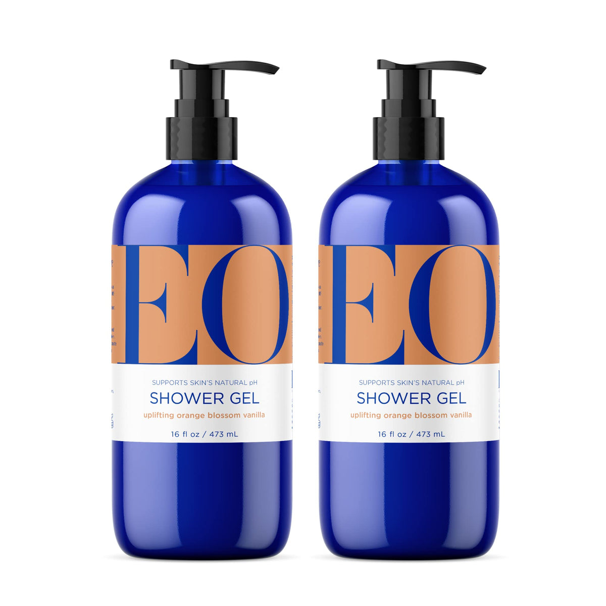 EO French Lavender Body Wash, Aromatherapy Shower Gel, 16 oz 2-Pack