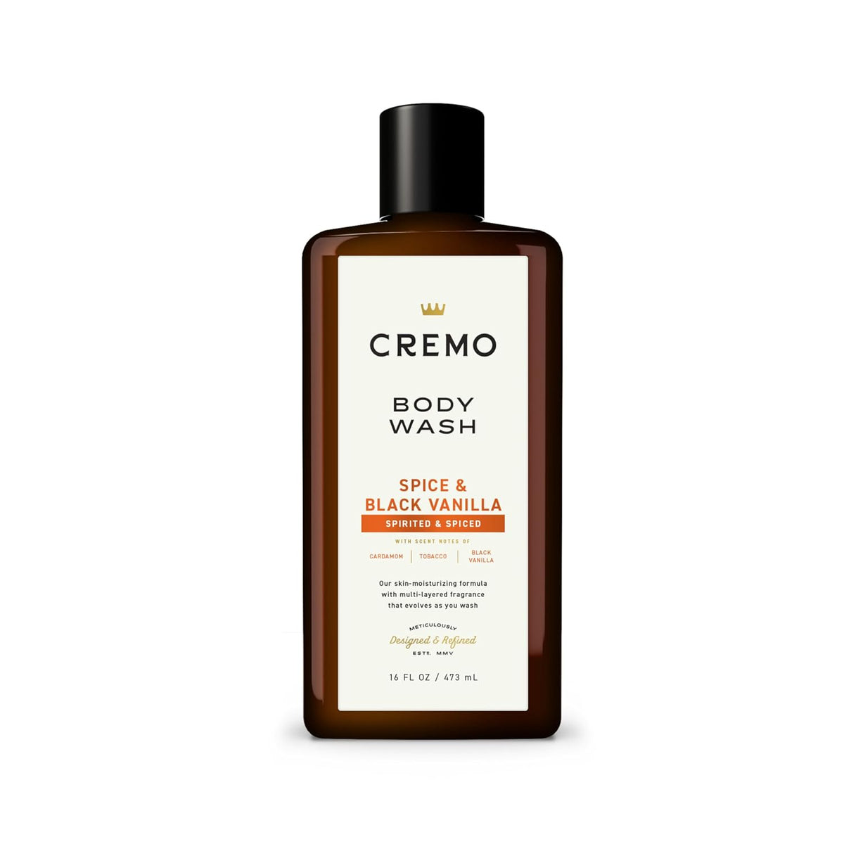 Cremo Body Wash for Men, Italian Bergamot, 16 Fl Oz