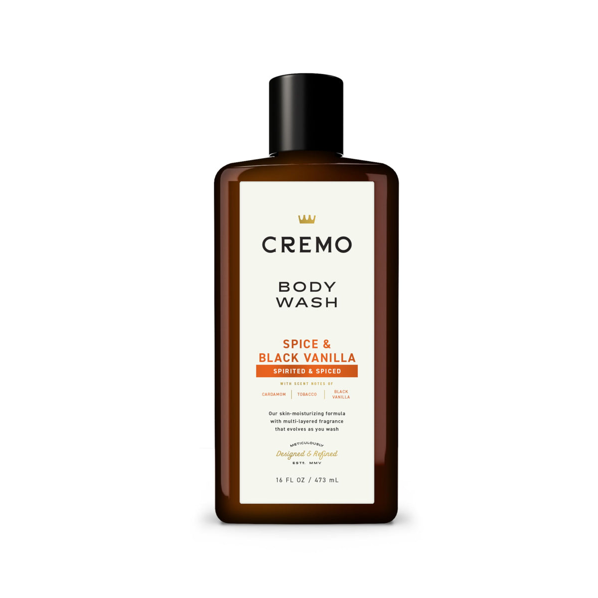 Cremo Body Wash for Men, Italian Bergamot, 16 Fl Oz