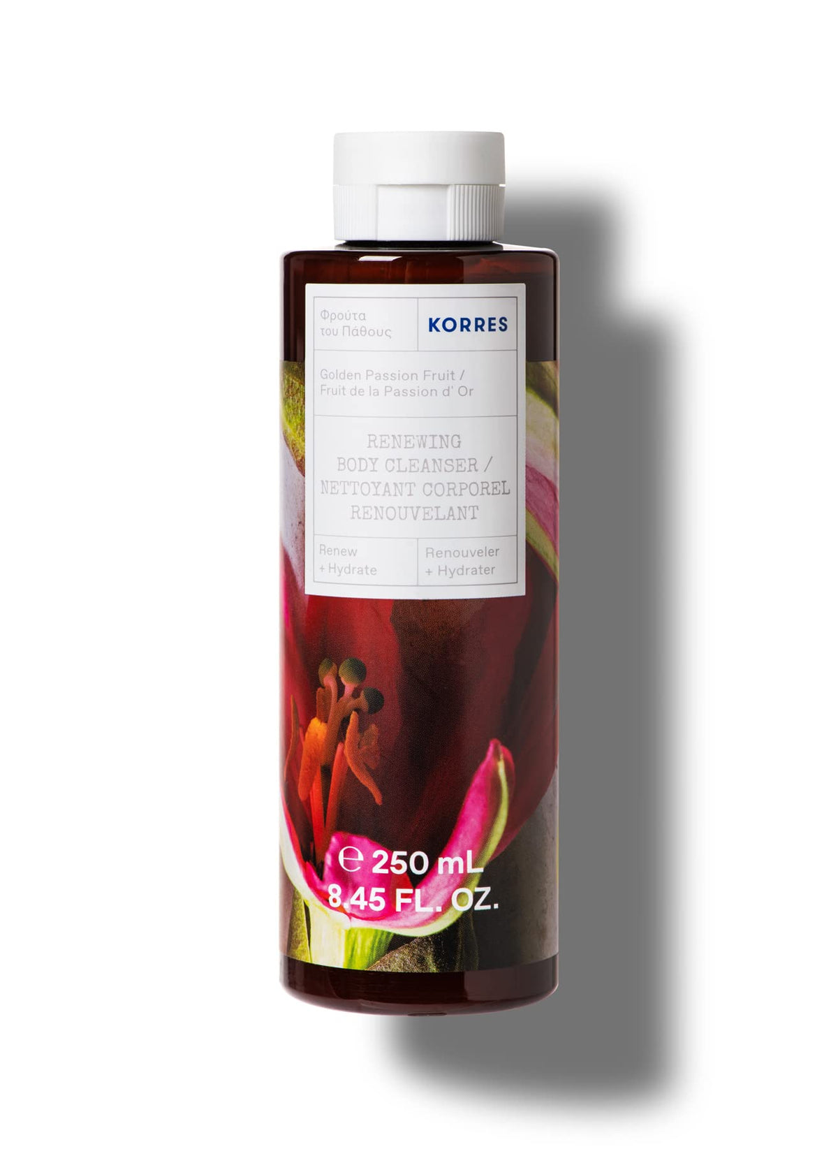 KORRES Renewing Body Cleanser, Guava Scented Body Wash, 8.45 Fl Oz