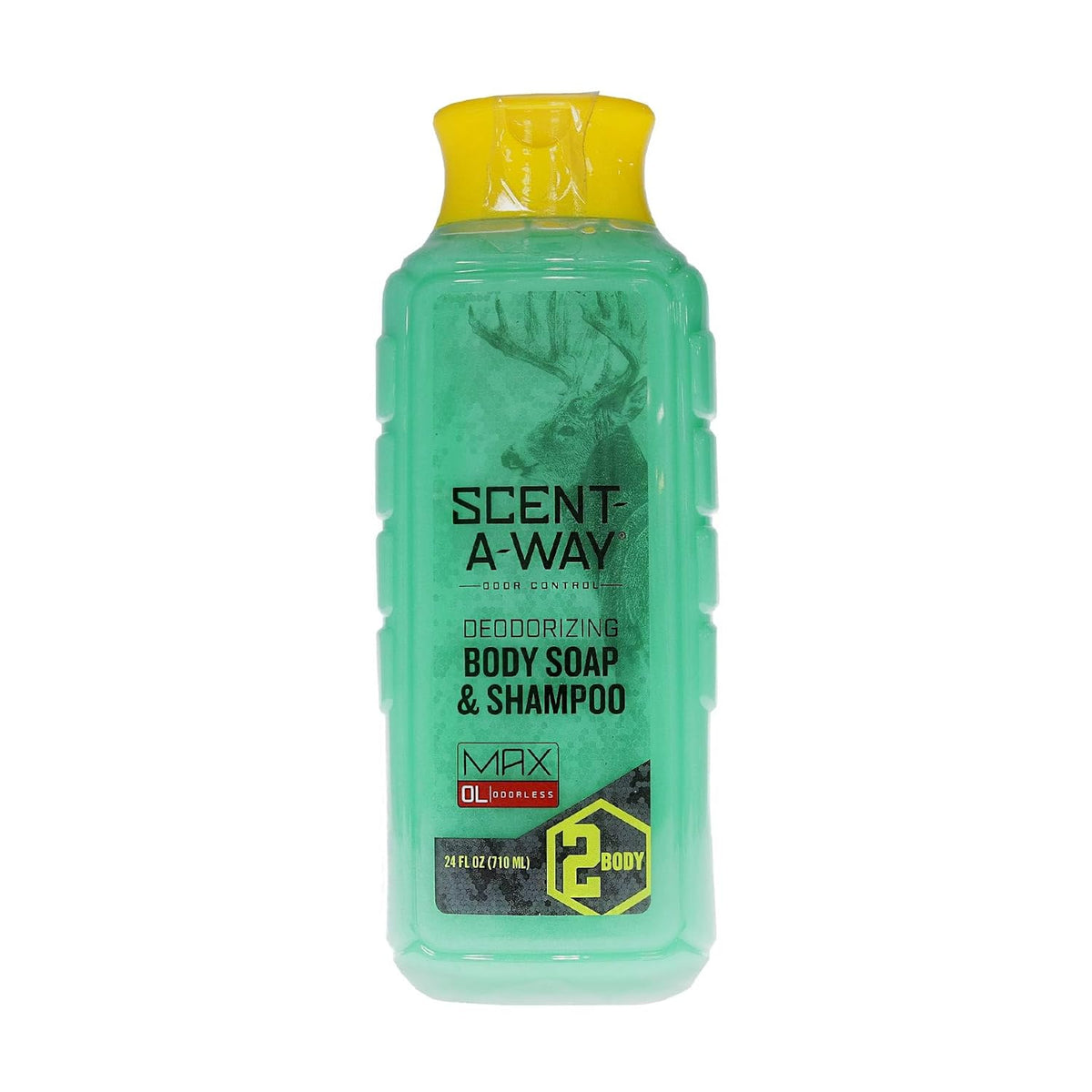 Hunters Specialties Scent-A-Way MAX 32oz Liquid Body Soap & Shampoo, Green, 32 oz