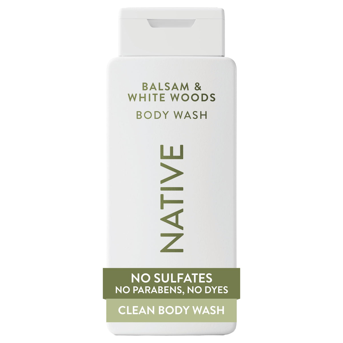 Native Clean Body Wash, Gentle & pH-balanced for Sensitive Skin, 24-Hr Freshness for Women & Men, Vegan & Cruelty-Free, Free of Sulfates, Parabens & Phthalates, Coconut & Vanilla, 18fl oz