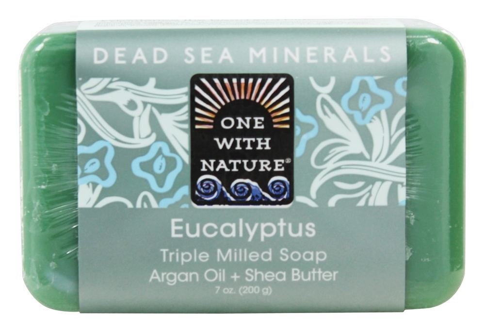 One With Nature Shea Butter Dead Sea Mineral Soap, 7 Ounce Bars (Pack of 6)