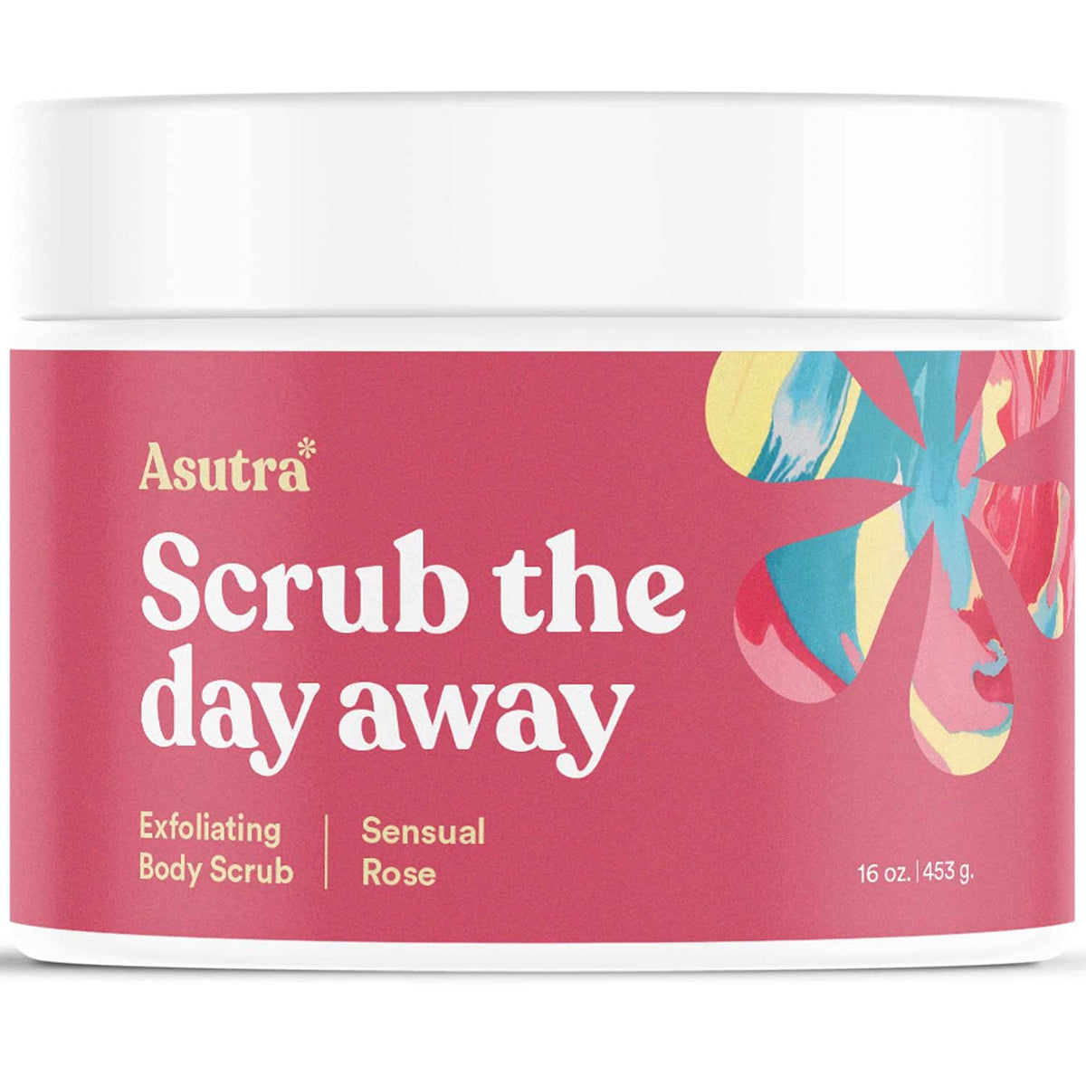 ASUTRA Dead Sea Salt Essential Oil Body Scrub (16 Ounce, Cooling Cucumber)