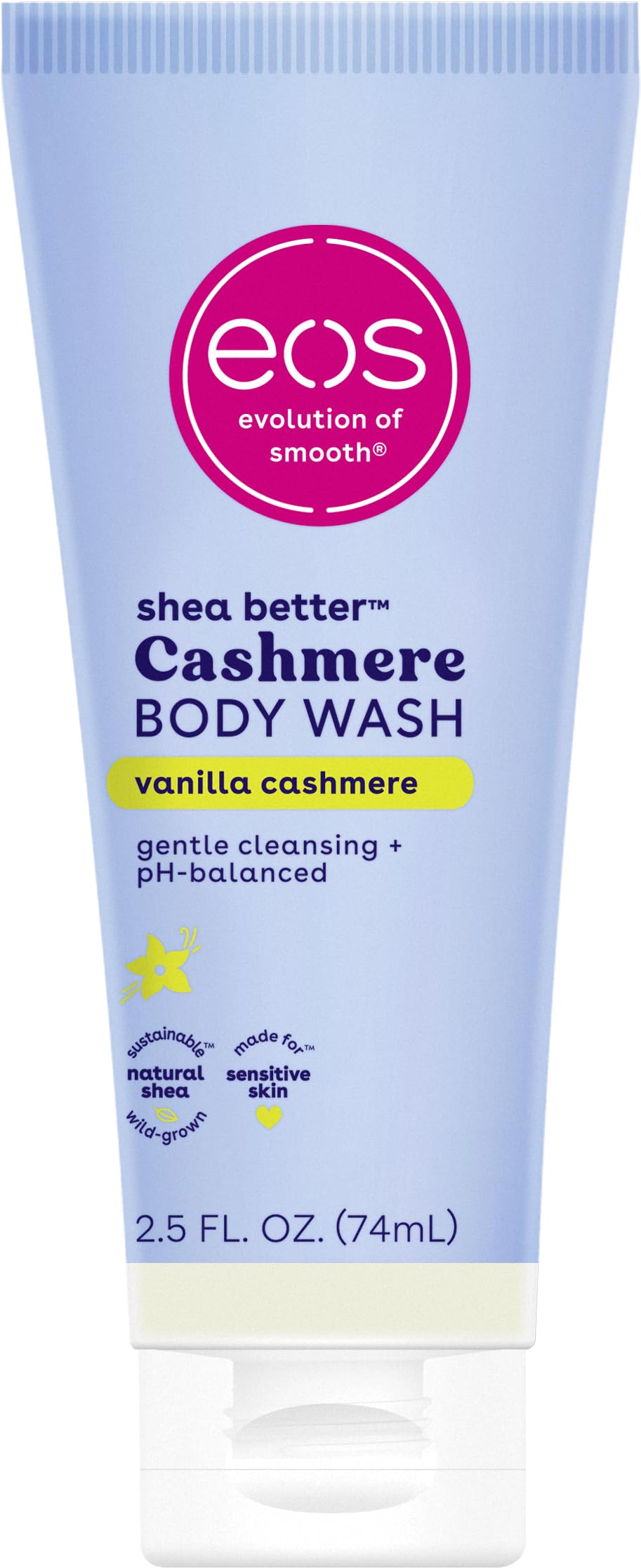 eos Cashmere Body Wash- Vanilla Cashmere, Creamy Gel with Shea Butter, 16 fl oz