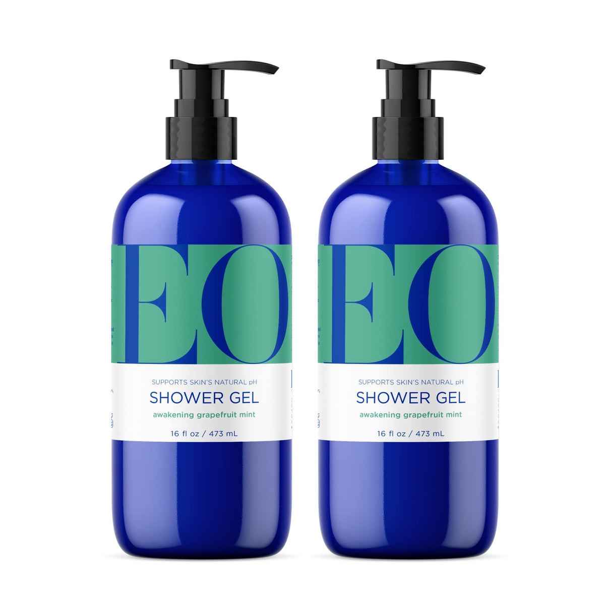EO French Lavender Body Wash, Aromatherapy Shower Gel, 16 oz 2-Pack