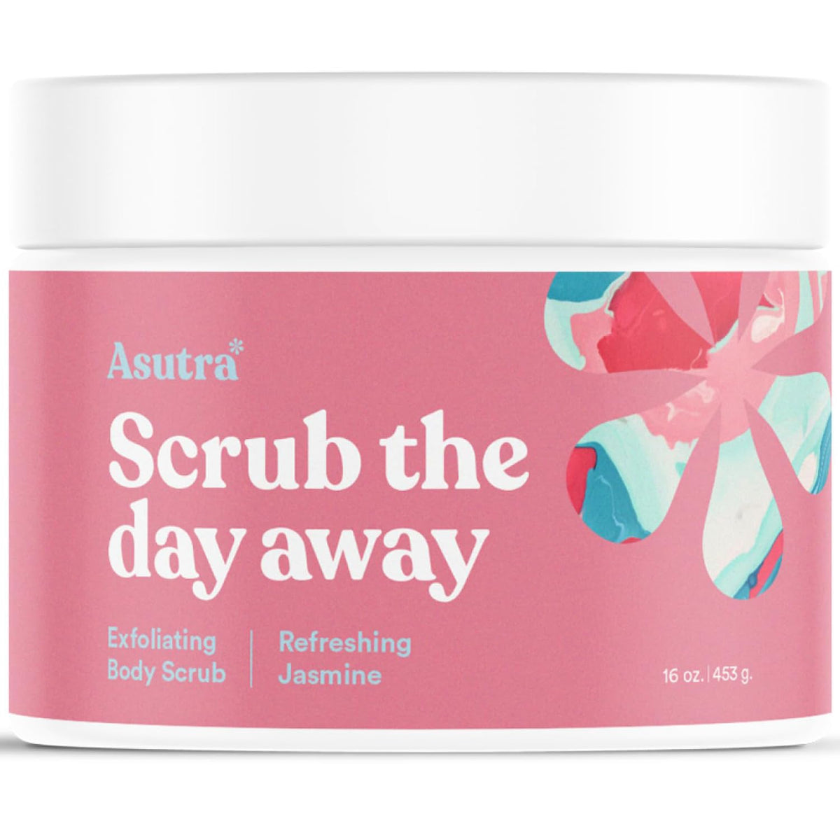 ASUTRA Dead Sea Salt Essential Oil Body Scrub (16 Ounce, Cooling Cucumber)