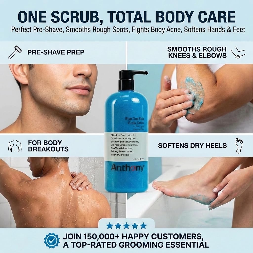 Anthony Exfoliating Body Scrub, 32 Fl Oz