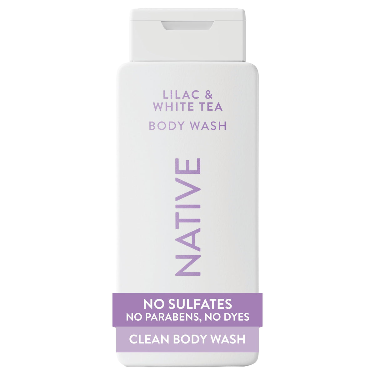 Native Clean Body Wash, Gentle & pH-balanced for Sensitive Skin, 24-Hr Freshness for Women & Men, Vegan & Cruelty-Free, Free of Sulfates, Parabens & Phthalates, Coconut & Vanilla, 18fl oz