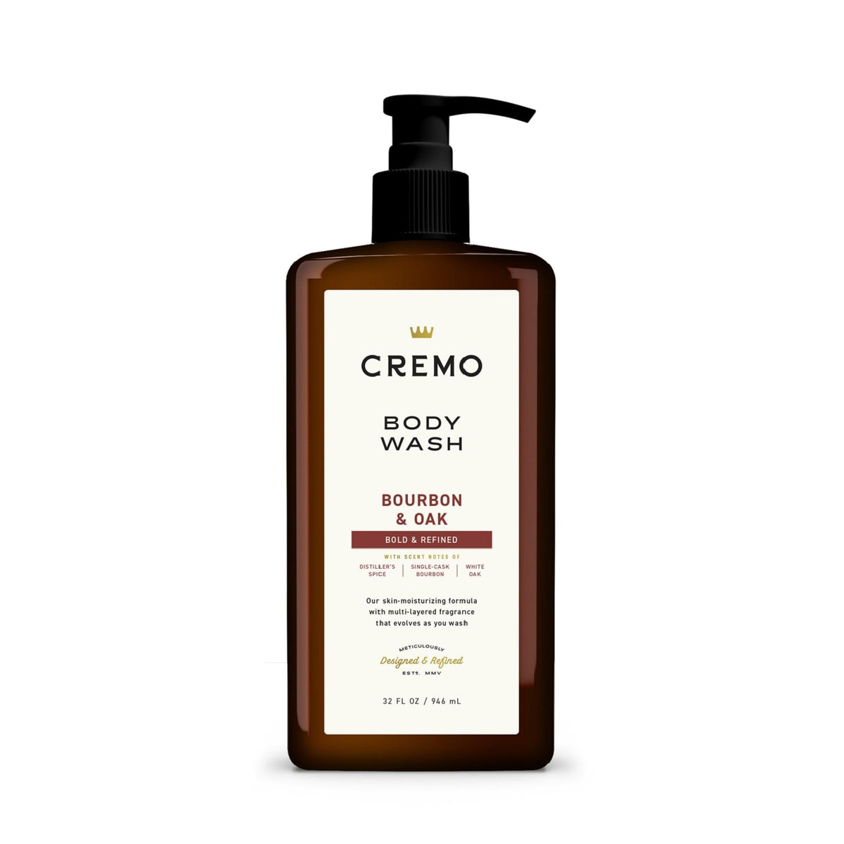 Cremo Body Wash for Men, Palo Santo, 32 Fl Oz