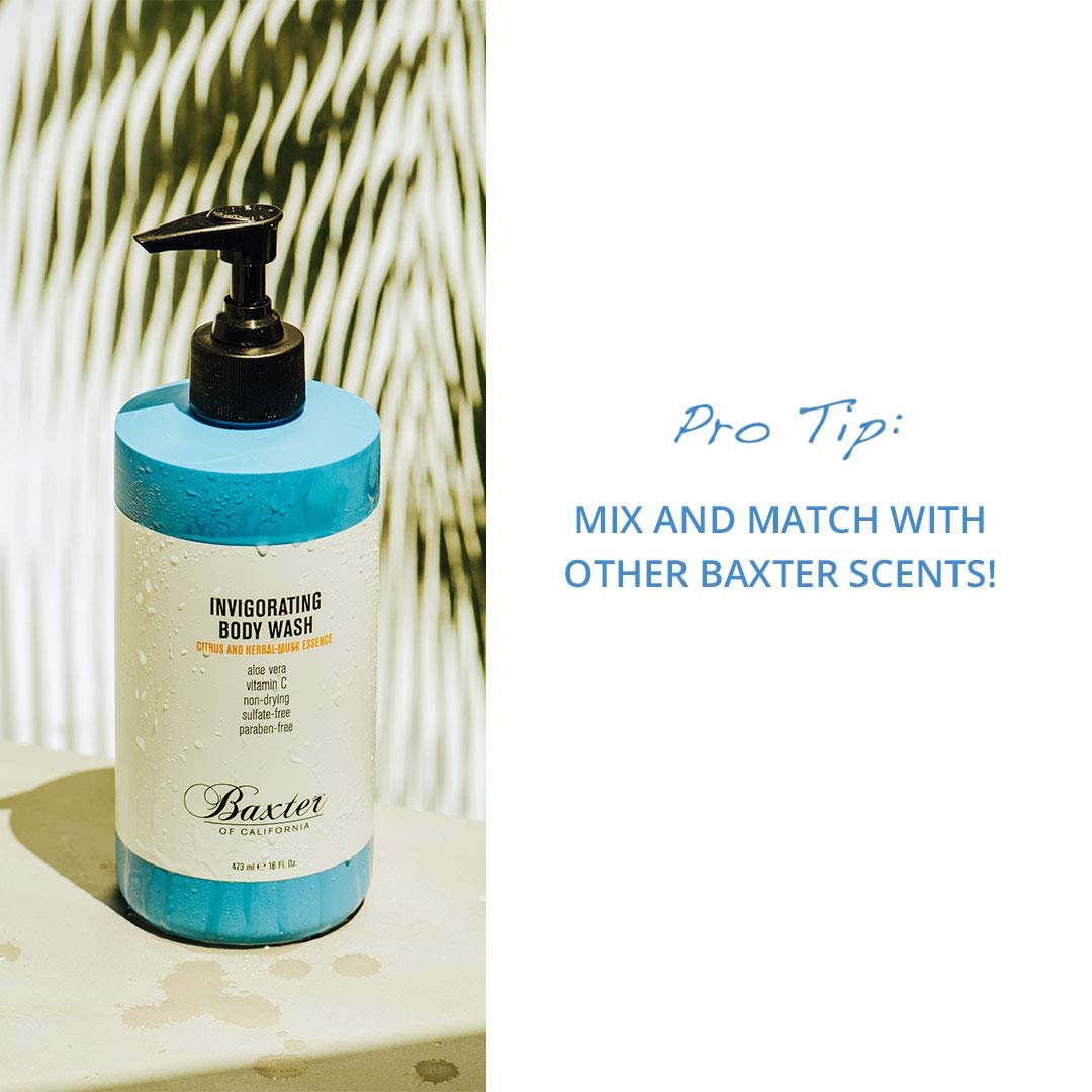 Baxter of California Invigorating Body Wash for Men | for All Skin Types