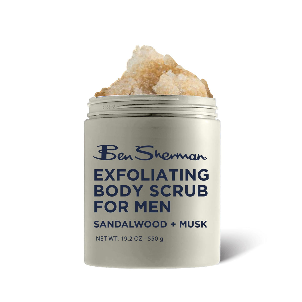 Ben Sherman Exfoliating Body Scrub For Men with Shea Butter Vitamin A and C, Moisturizing Hydrating Body Scrub for Healthy Skin