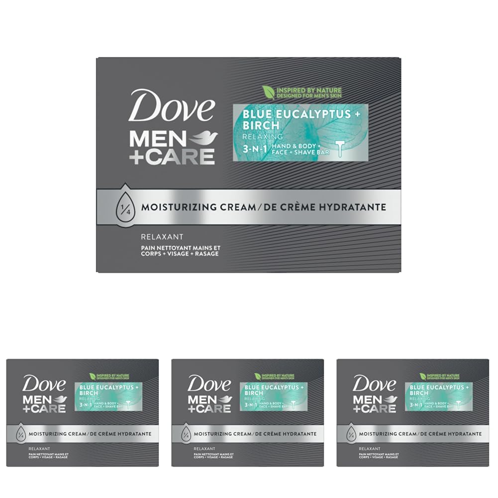 Dove Men Body and Face Bar To Clean and Hydrate Skin 8 Bars 3.75 oz