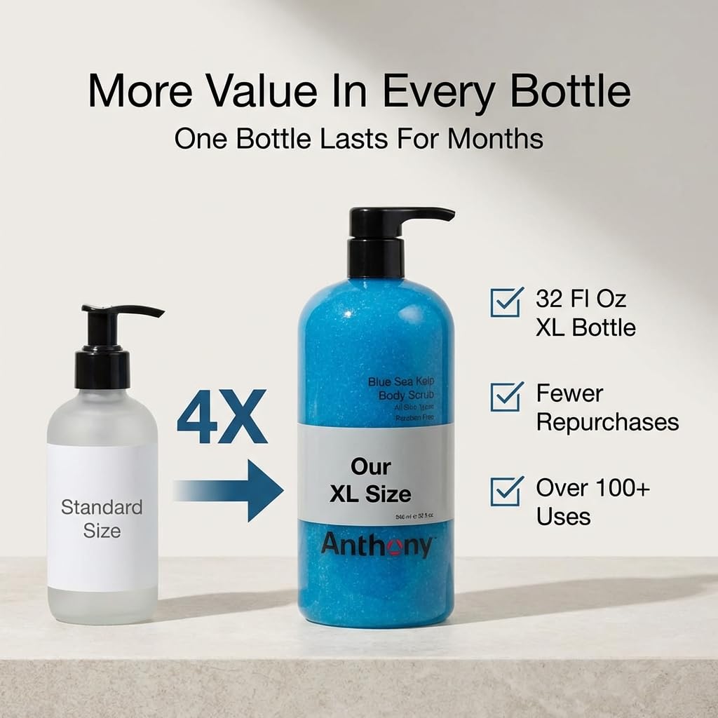 Anthony Exfoliating Body Scrub, 32 Fl Oz