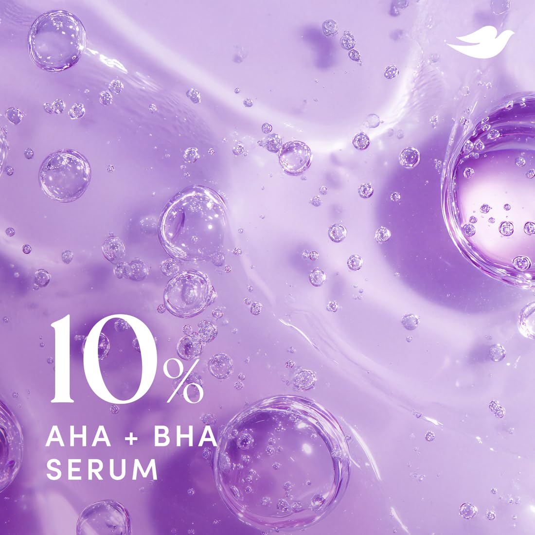 Dove KP Bump Body Scrub with 10% AHA & BHA For Rough Bumpy Skin, Violet Woods Scent, 8.5 OZ