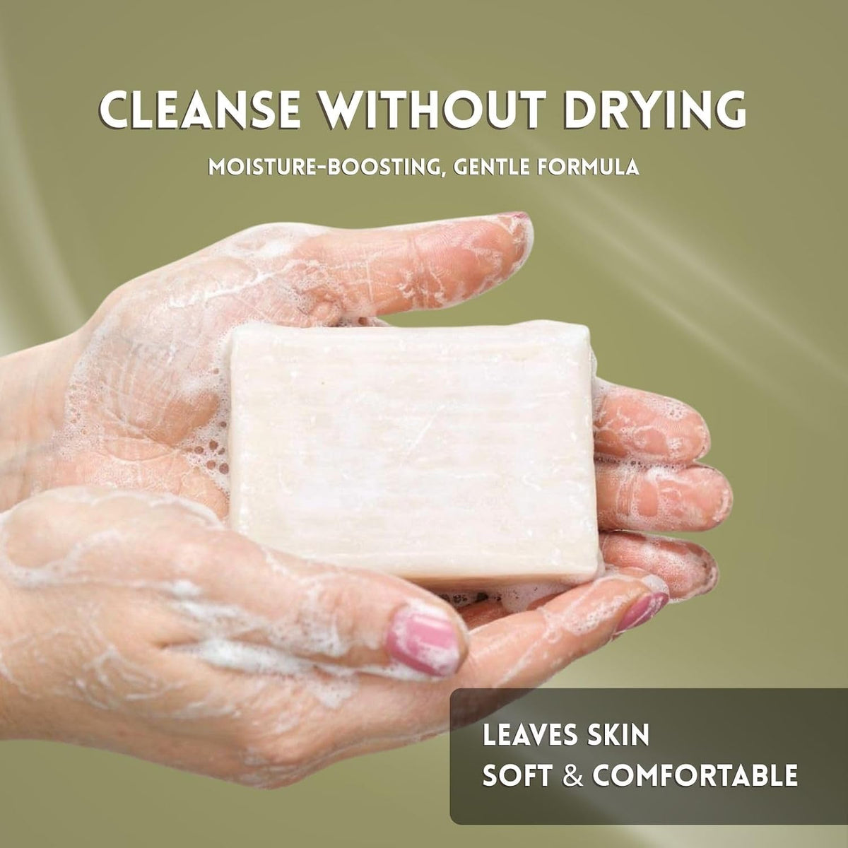 Amish Farms Fragrance Free Moisturizing Bentonite Clay Bar Soap - 5 Bars
