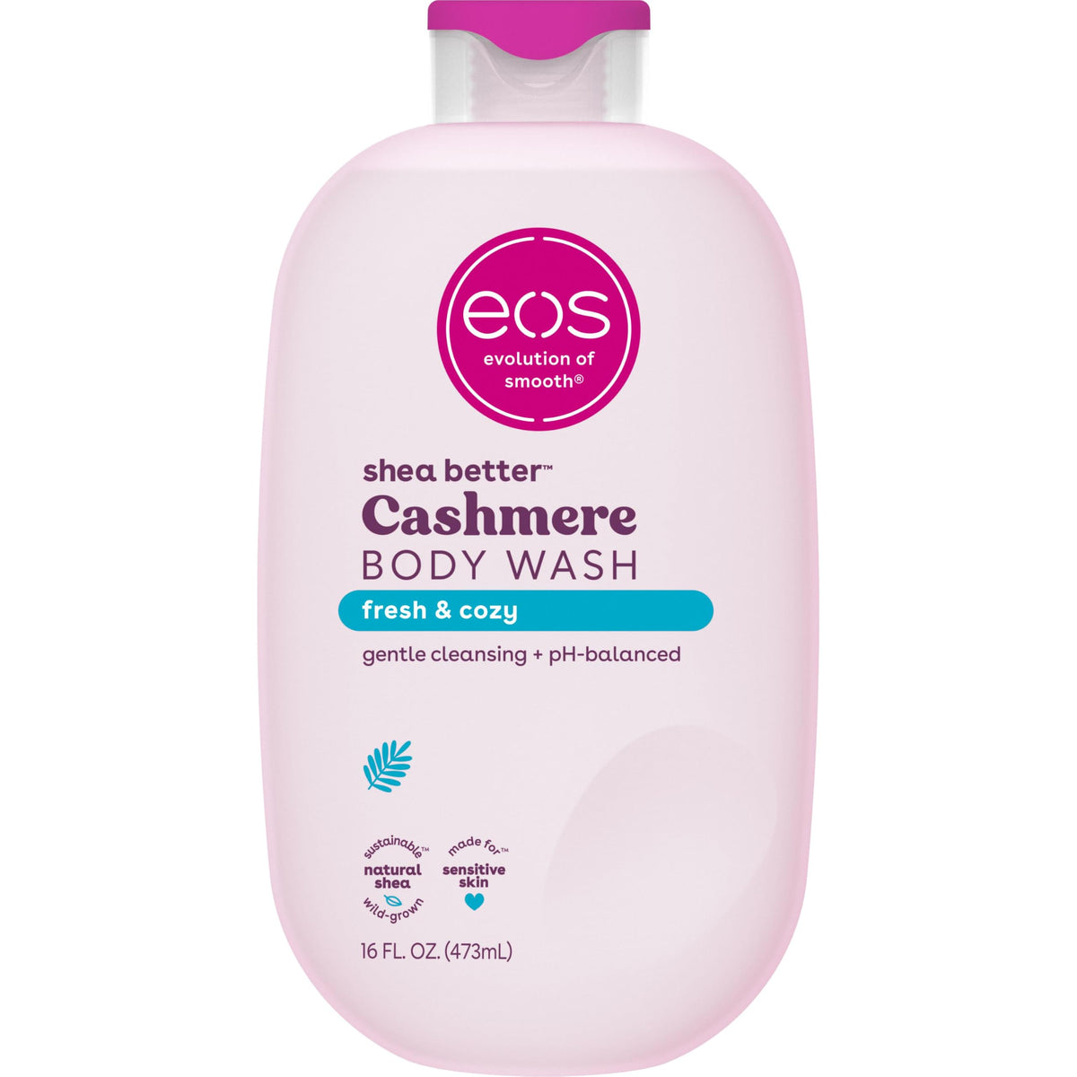eos Cashmere Body Wash- Vanilla Cashmere, Creamy Gel with Shea Butter, 16 fl oz