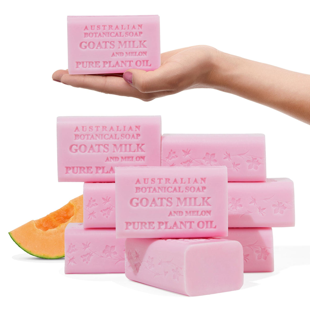 Australian Botanical Soap Variety Pack, 6.6 oz Bars – Goat Milk, Eucalyptus, Manuka Honey, Sea Salt, Pink Lychee, Lemongrass, Raspberry, Valencia Orange – Enriched with Organic Shea Butter, Pack of 8