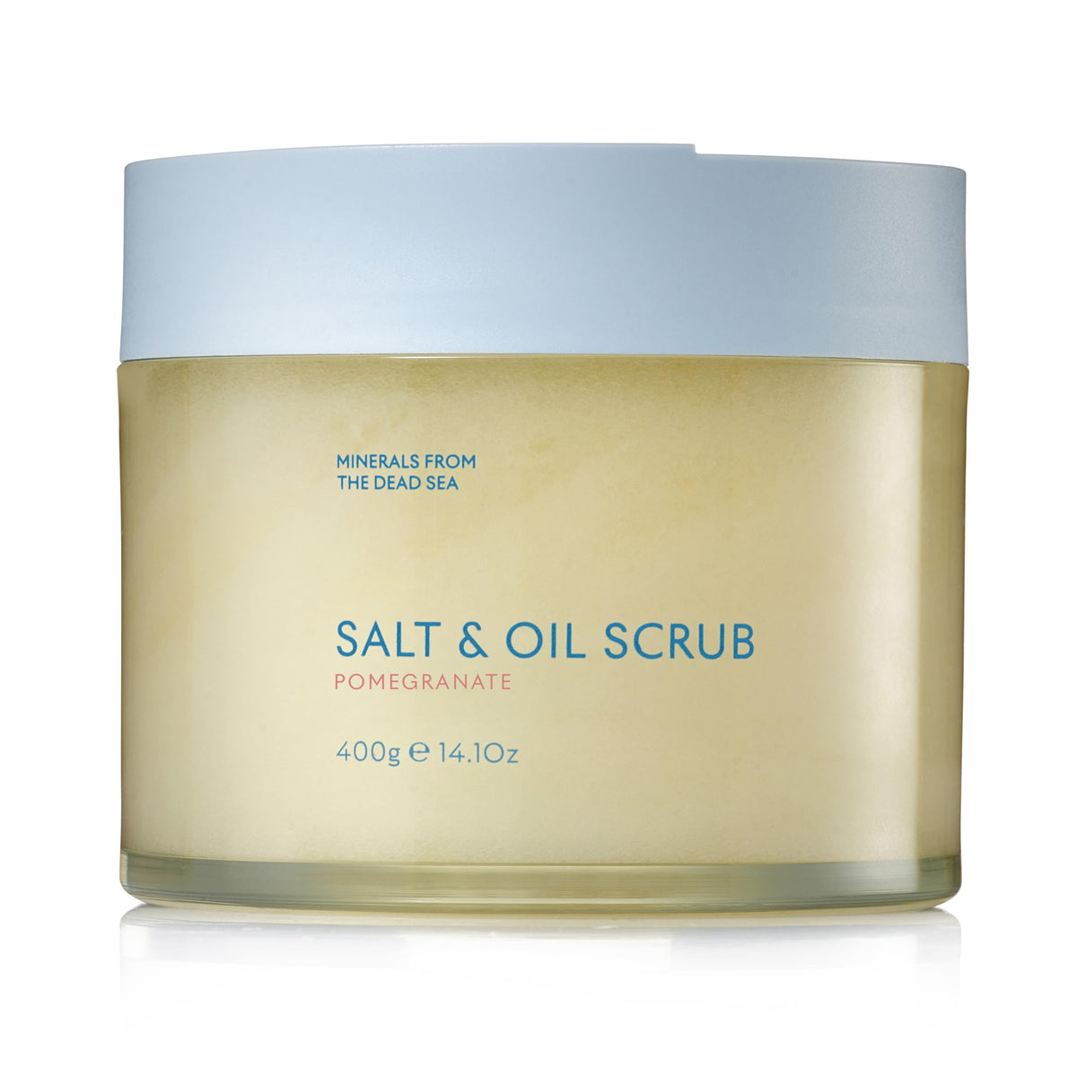 SEACRET Dead Sea Salt & Oil Body Scrub - Moisturizing, Exfoliating Scrub for Rough Dry Skin, Strawberry Legs, KP with 8 Botanical Oils, Paraben-Free, 14.1 Fl Oz / 400 ml