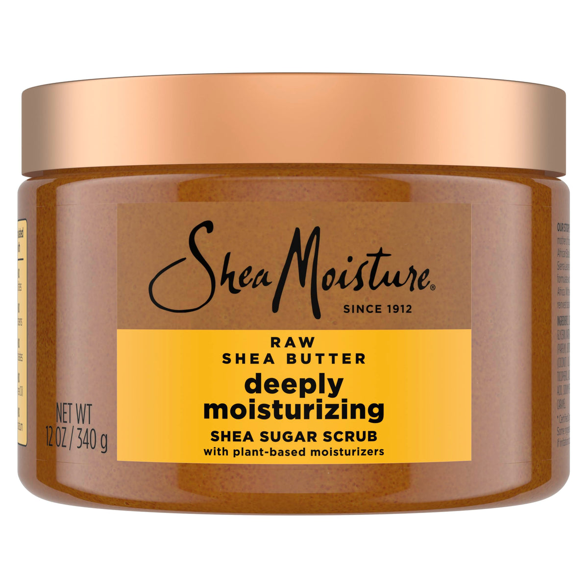 SheaMoisture Shea Sugar Body Scrub Raw Shea Butter 12 FO