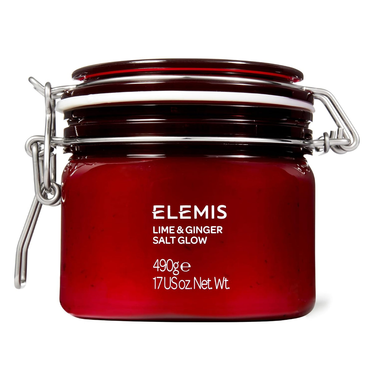 ELEMIS Exotic Lime & Ginger Salt Glow, Exfoliating Body Scrub, 490g