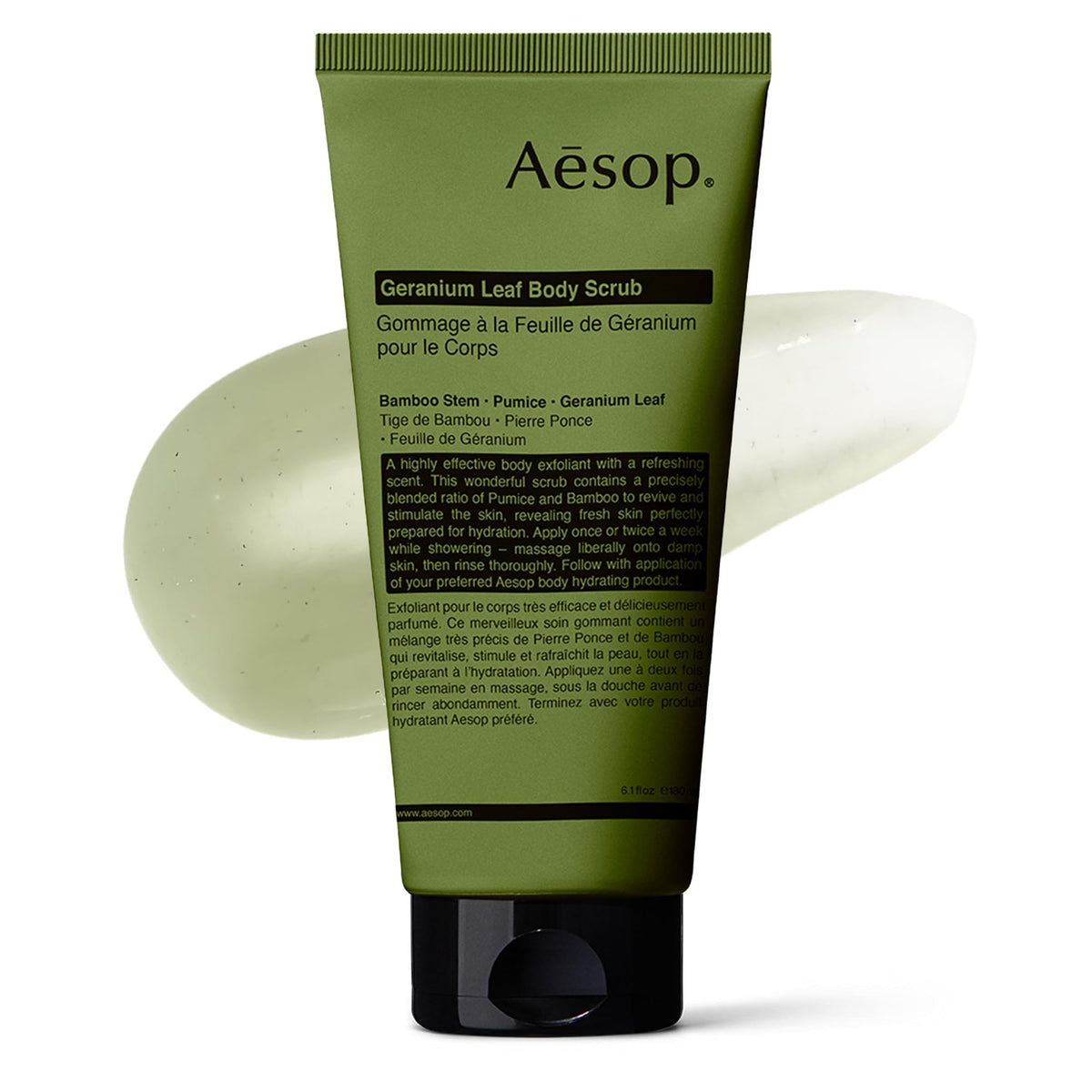 Aesop Redemption Body Scrub | Buff and Polish the Skin | Blend of Finely Milled Pumice and Aromatic Botanicals | 6.5 oz