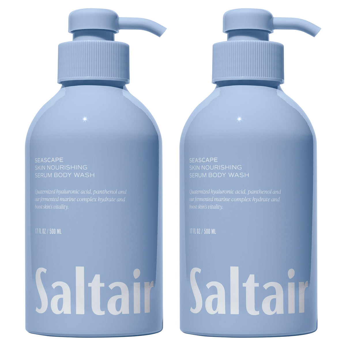 Saltair Body Wash Variety Pack | Santal Coconut Shower Gel Set | 2x 17oz