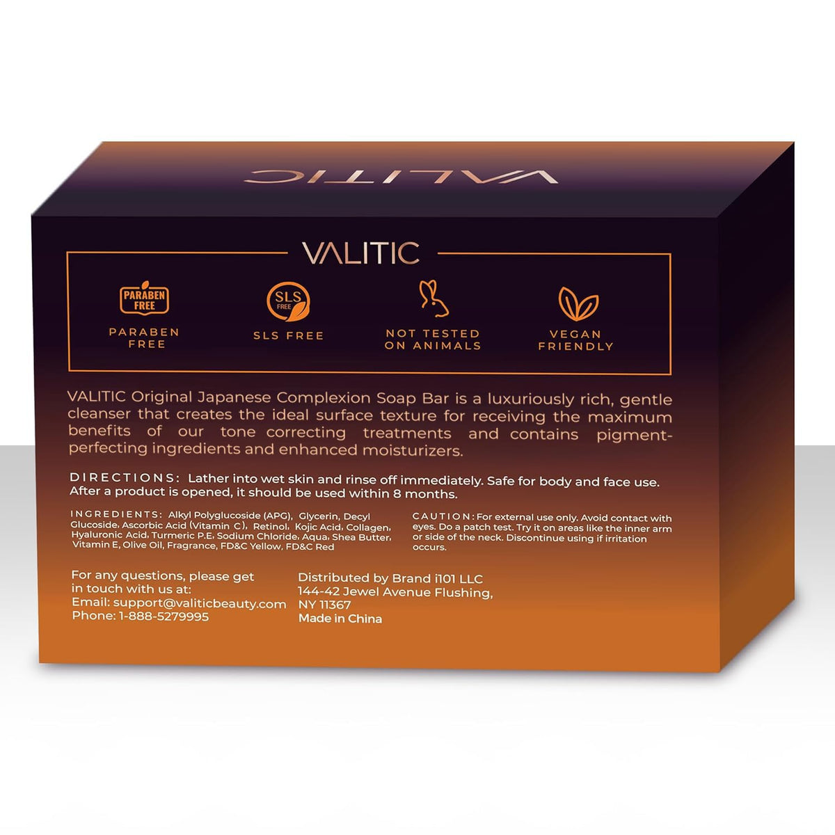 VALITIC Kojic Acid Dark Spot Remover Soap Bars, Turmeric Bar Soaps 3 Pack