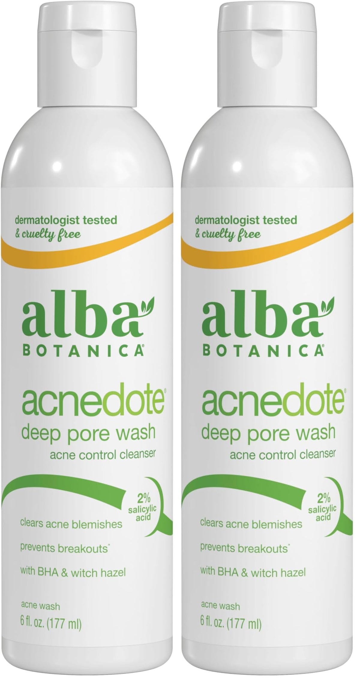 Alba Botanica Acnedote Maximum Strength Face & Body Scrub for Acne Treatment, Blackhead Scrub, 8 Oz