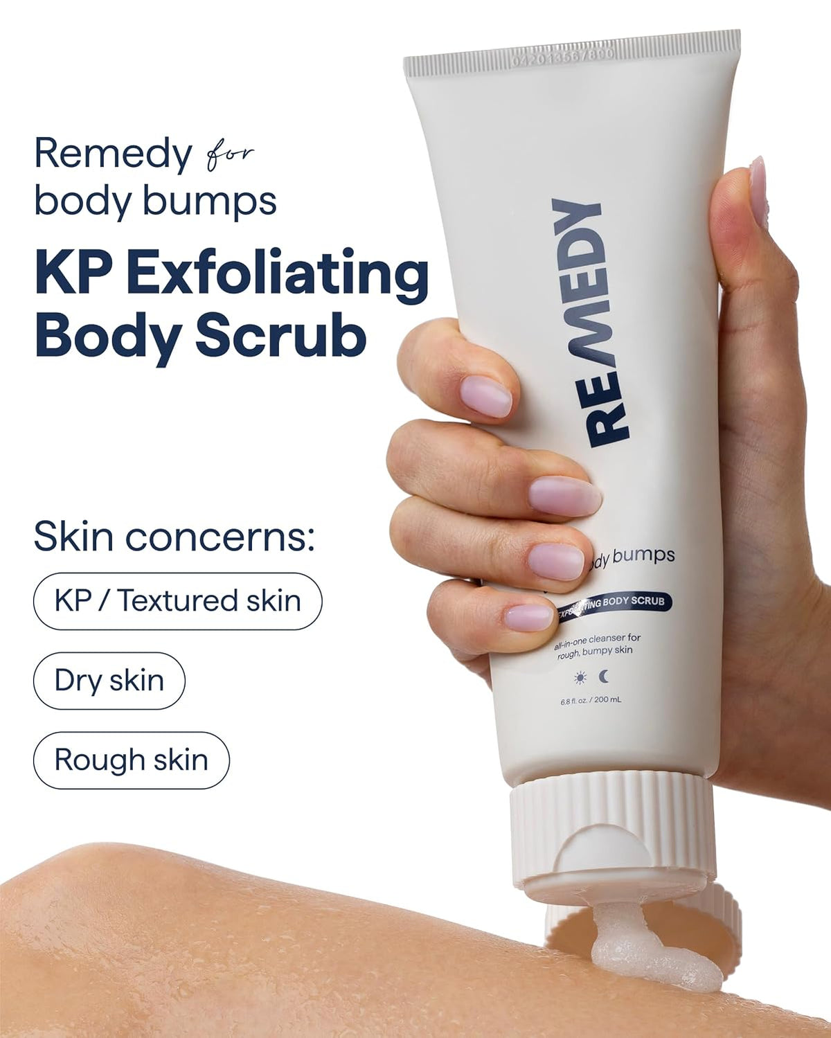 REMEDY KP Exfoliating Body Scrub, with Fine Sugar