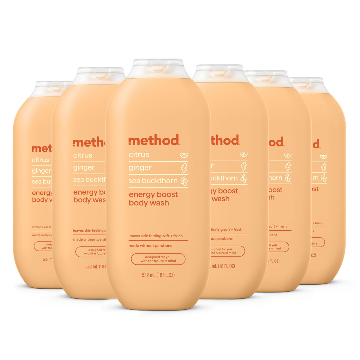 method Body Wash, Simply Nourish, 18 fl oz, 3 pack