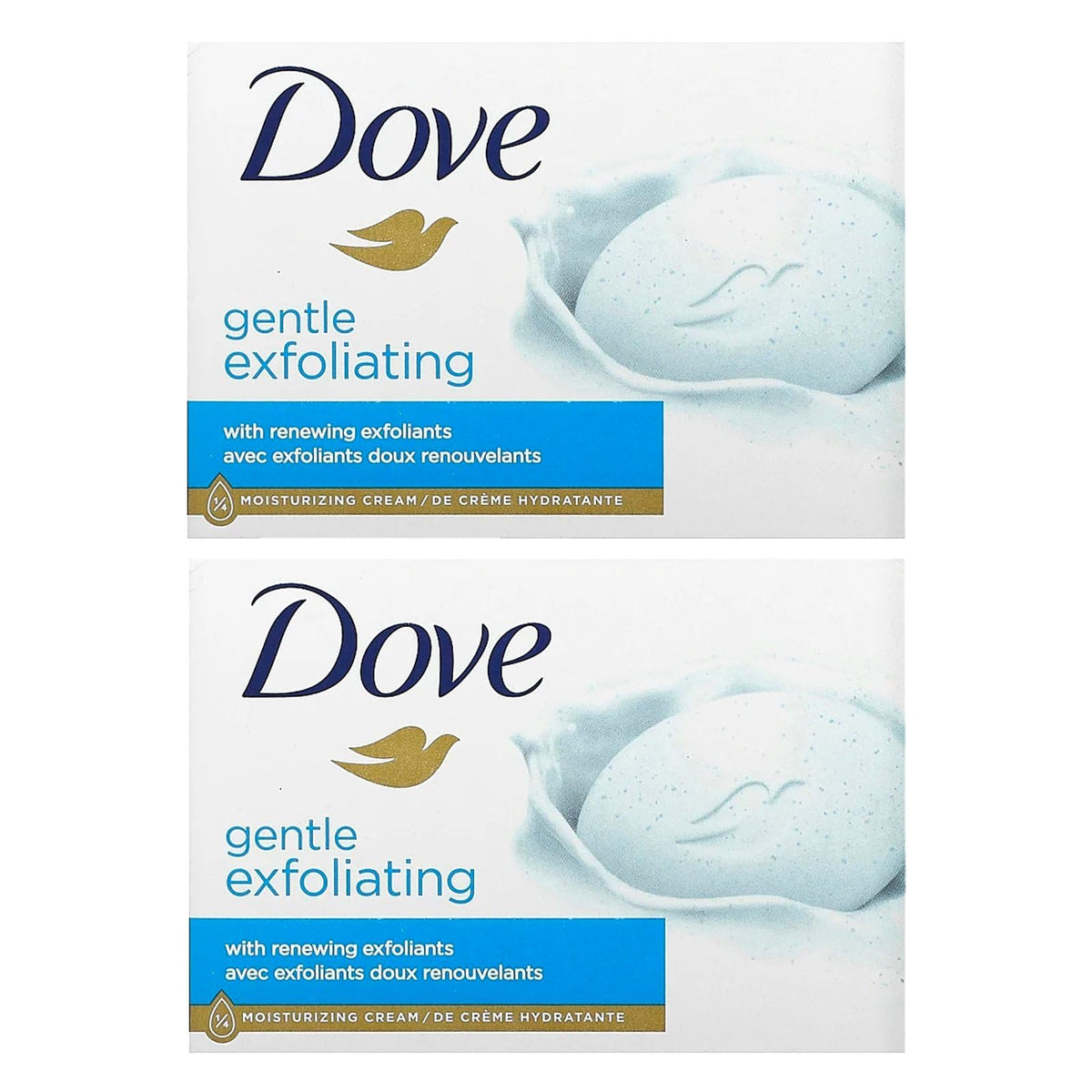 Dove Beauty Bar Gentle Exfoliating With Mild Cleanser 6 Bars 3.75 oz