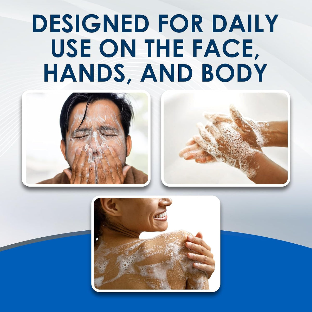 Vanicream Cleansing Bar, Gentle Body & Facial Cleanser, 3.9 Oz, Pack of 12