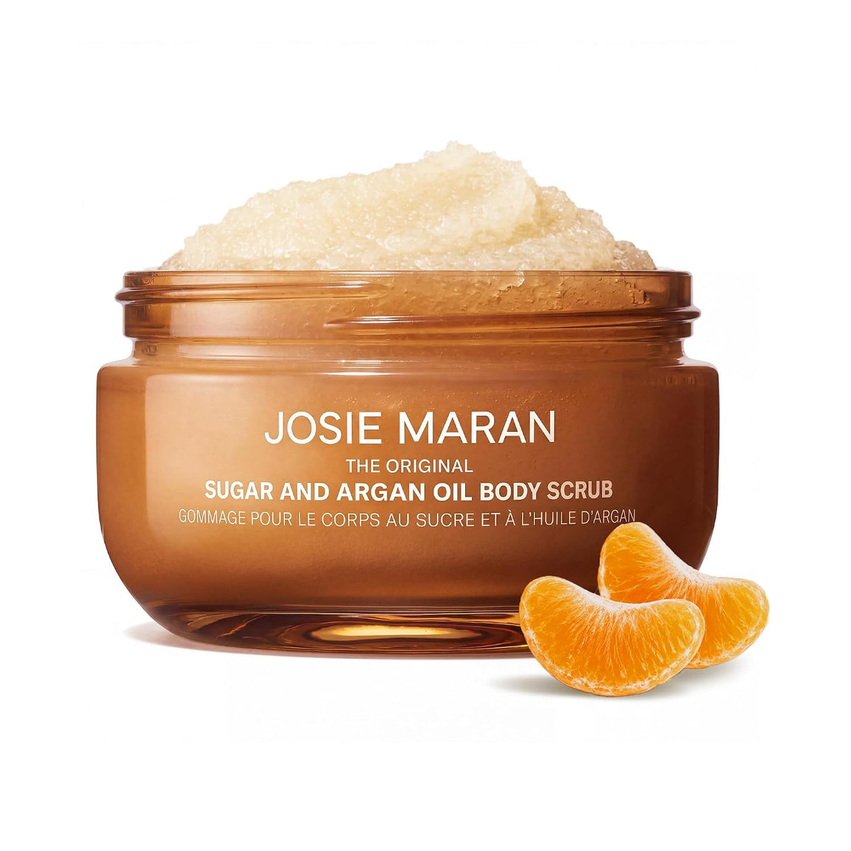 Josie Maran Topless Tangerine Argan Oil + Sugar Balm Body Scrub, 6 wt oz