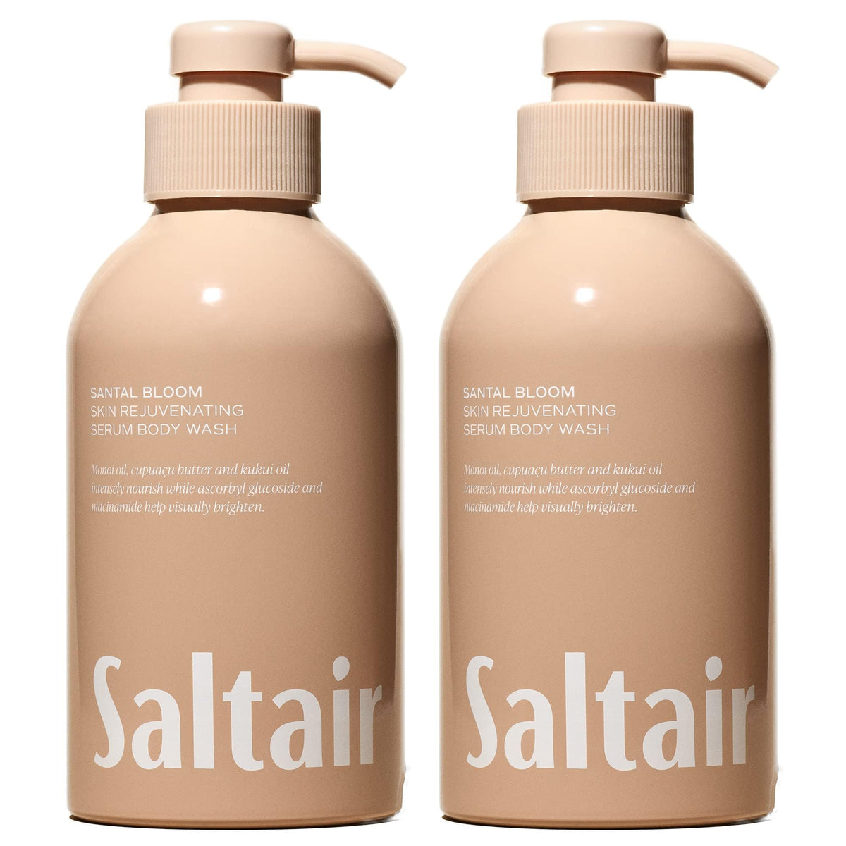 Saltair Body Wash Variety Pack | Santal Coconut Shower Gel Set | 2x 17oz